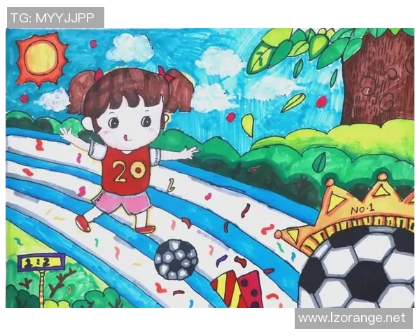 小学生足球明星绘画展现梦想与激情的童年世界